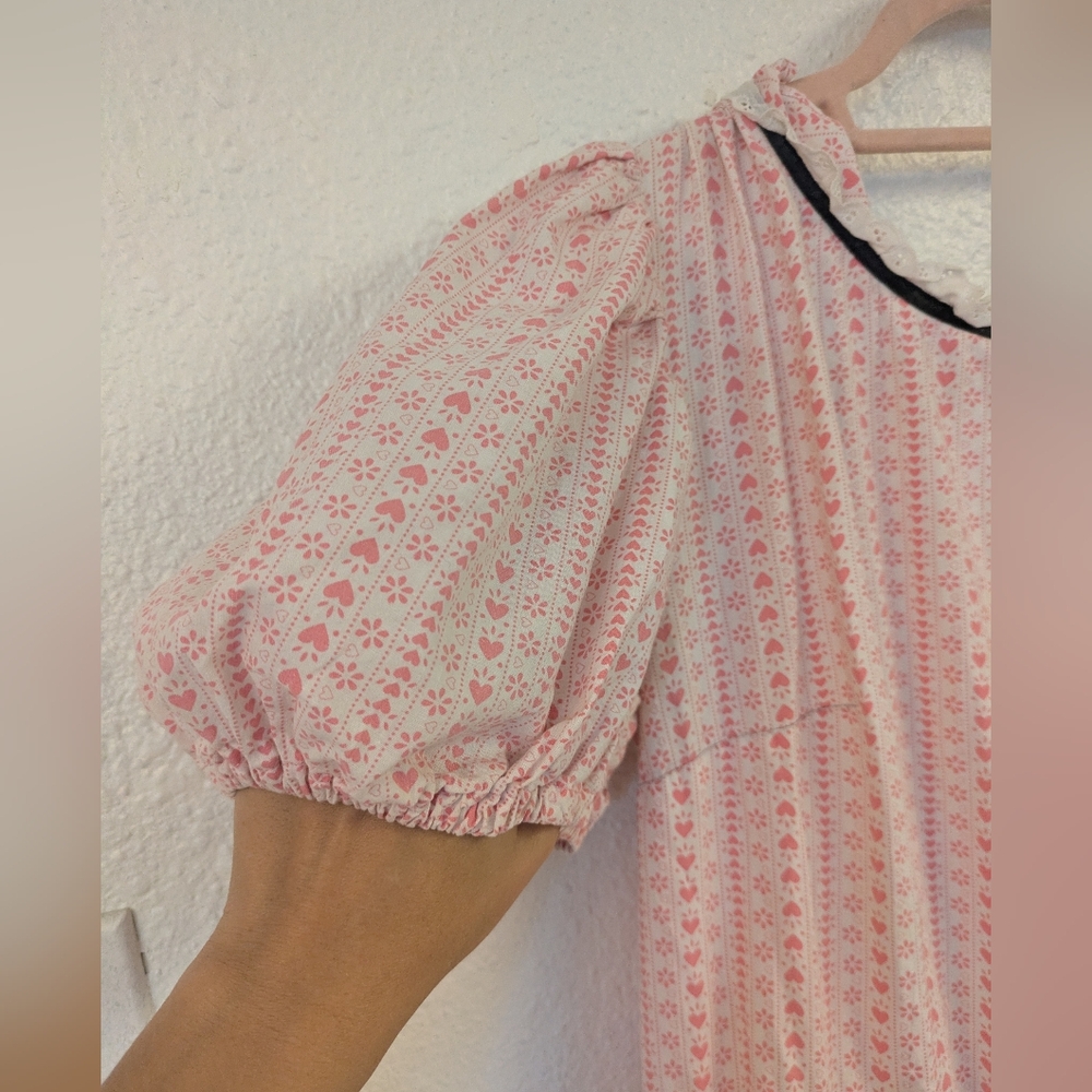 Cutest Vintage 1950's/60s Cotton Western Style Dress - Picture 2 of 6